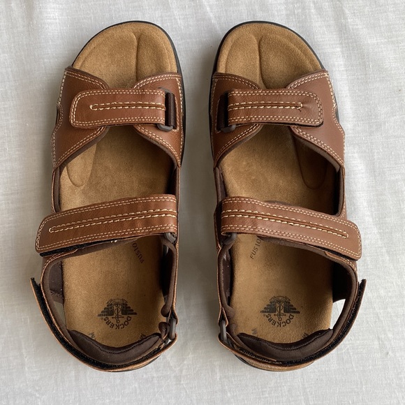 Dockers Men’s NewPage Casual 2 Strap Sandals Sz 11 in Rust - Picture 16 of 16